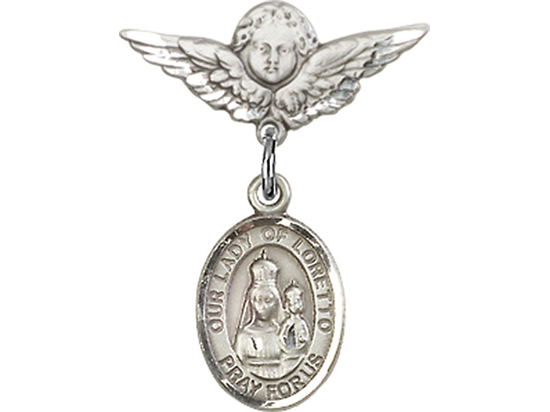 Our Lady of Loretto<br>Baby Badge - 9082/0735