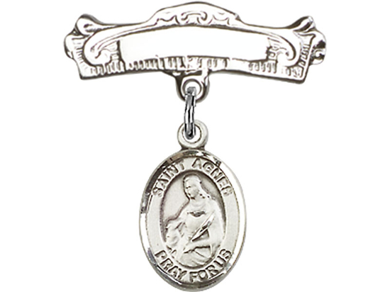 St Agnes of Rome<br>Baby Badge - 9128/0732