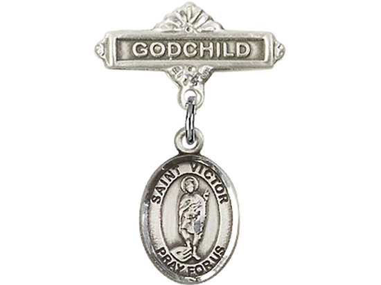 St Victor of Marseilles<br>Baby Badge - 9223/0736