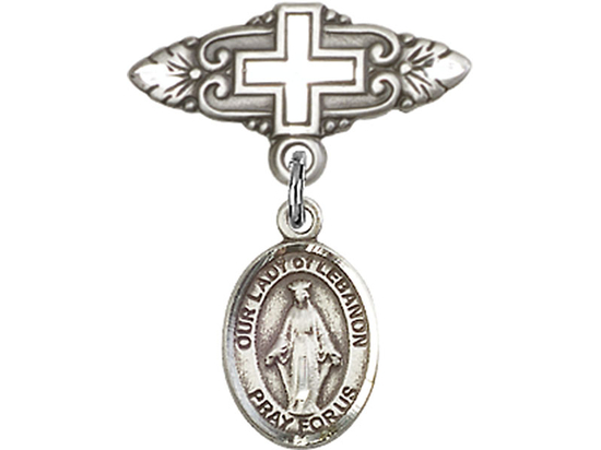 Our Lady of Lebanon<br>Baby Badge - 9229/0731