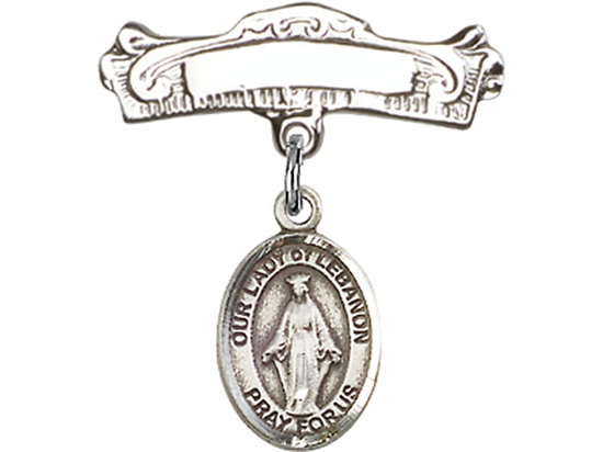Our Lady of Lebanon<br>Baby Badge - 9229/0732