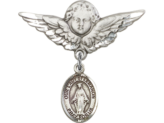 Our Lady of Lebanon<br>Baby Badge - 9229/0733