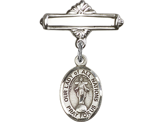 Our Lady of All Nations<br>Baby Badge - 9242/0730