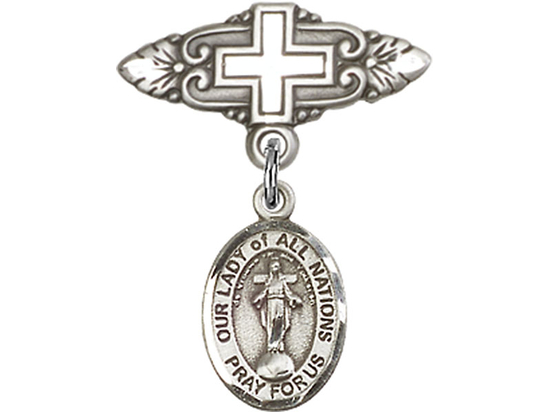 Our Lady of All Nations<br>Baby Badge - 9242/0731