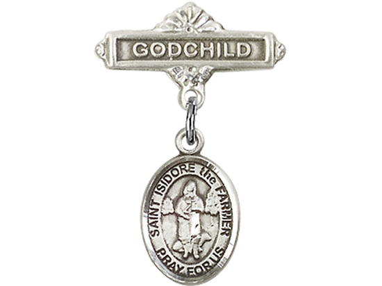 St Isidore the Farmer<br>Baby Badge - 9276/0736
