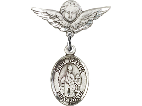 St Walter of Pontnoise<br>Baby Badge - 9285/0735