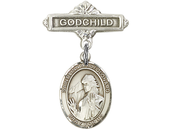 St Finnian of Clonard<br>Baby Badge - 9308/0736