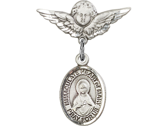 Immaculate Heart of Mary<br>Baby Badge - 9337/0735