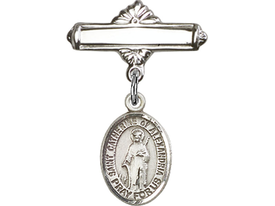 St Catherine of Alexandria<br>Baby Badge - 9343/0730