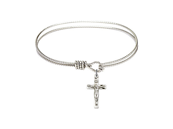 0001 - Crucifix Bangle<br>Available in 8 Styles