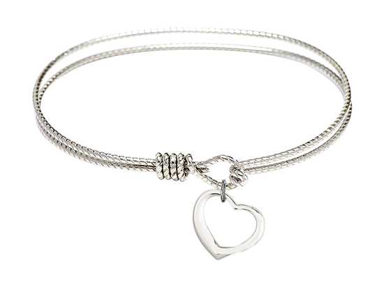 4208 - Heart Bangle<br>Available in 8 Styles