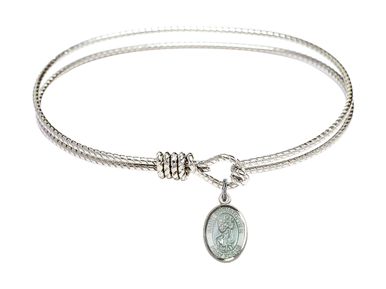 9022E - Saint Christopher Bangle<br>Available in 8 Styles