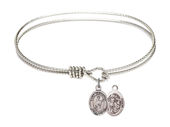 9191 - Saint Sebastian / Rodeo Bangle<br>Available in 8 Styles