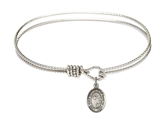 9237 - Footprints / Cross Bangle<br>Available in 8 Styles