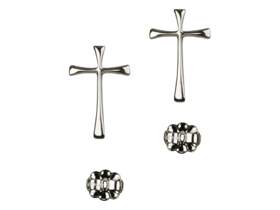 Maltese Cross<br>E1872P - 3/4 x 3/8<br>Earring