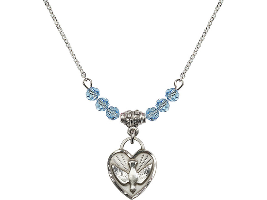N20 Birthstone Necklace<br>Confirmation Heart<br>Available in 15 Colors