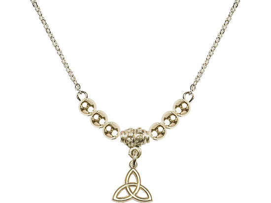 N22 Birthstone Necklace<br>Trinity Irish Knot