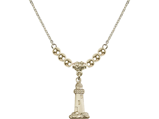 N22 Birthstone Necklace<br>Lighthouse