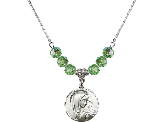 N30 Birthstone Necklace<br>Sorrowful Mother<br>Available in 15 Colors