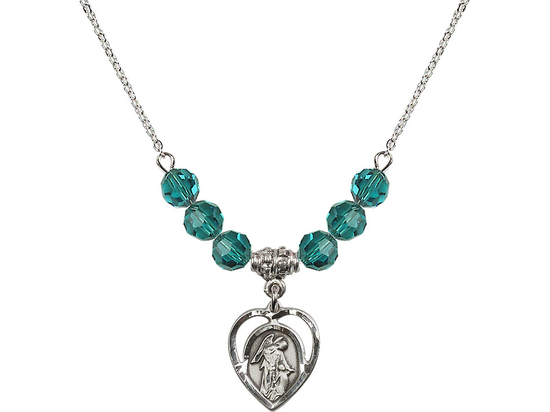 N30 Birthstone Necklace<br>Guardian Angel<br>Available in 15 Colors