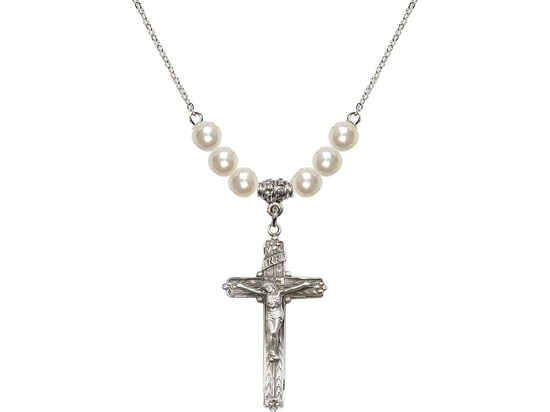 N31 Birthstone Necklace<br>Crucifix