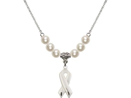 N31 Birthstone Necklace<br>Cancer Awareness