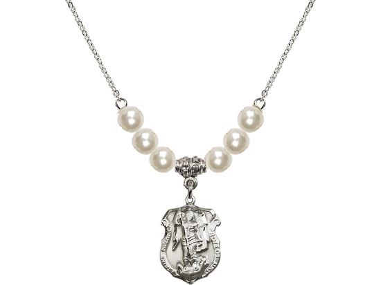 N31 Birthstone Necklace<br>St. Michael the Archangel