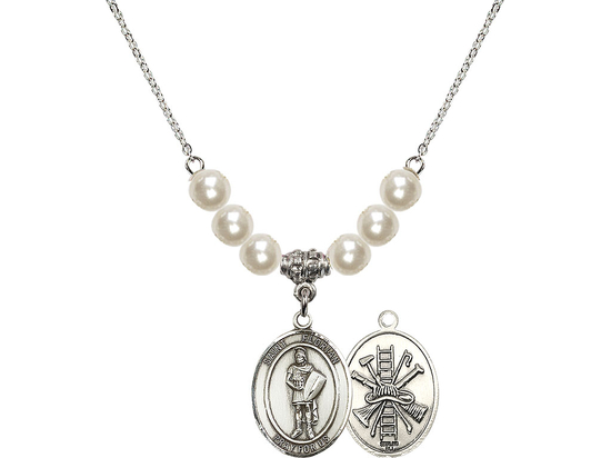 N31 Birthstone Necklace<br>St. Florian/Firefighter