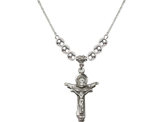 N32 Birthstone Necklace<br>Trinity Crucifix