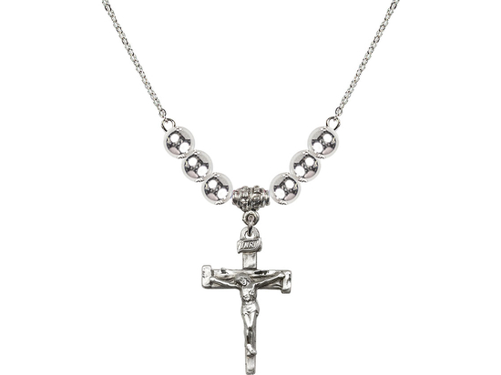 N32 Birthstone Necklace<br>Nail Crucifix