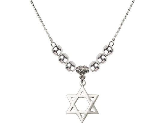 N32 Birthstone Necklace<br>Star of David