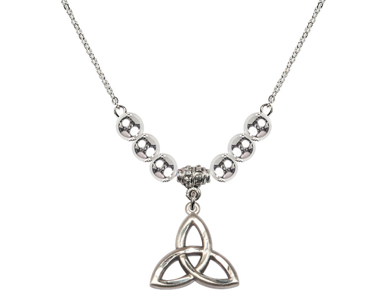 N32 Birthstone Necklace<br>Trinity Irish Knot