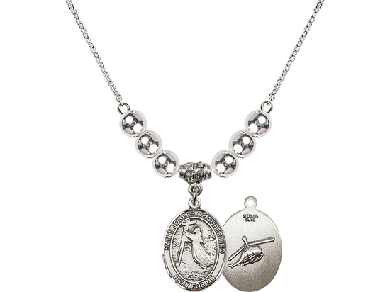 N32 Birthstone Necklace<br>St. Joseph of Cupertino/Helecopter