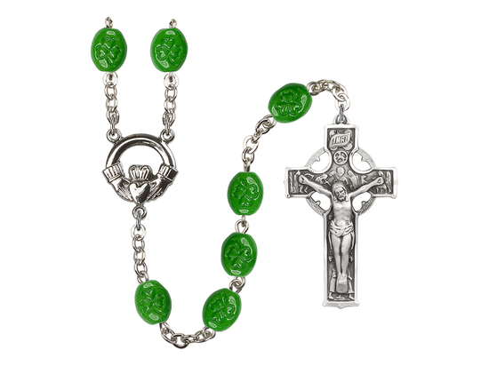 Claddagh<br>R0115 Shamrock Rosary