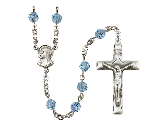 Madonna<br>R0866 6mm Rosary<br>Available in 19 colors