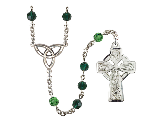 Trinity Irish Knot<br>R0866#3 6mm Rosary