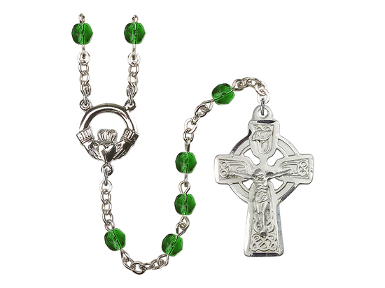 Claddagh<br>R2400#3 6mm Rosary
