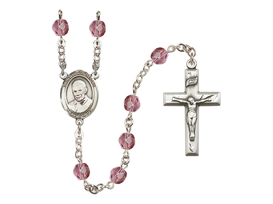 Saint Luigi Orione<br>R6000-8326 6mm Rosary<br>Available in 12 colors