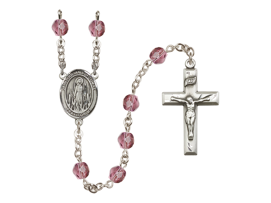 Saint Juliana of Cumae<br>R6000-8372 6mm Rosary<br>Available in 12 colors