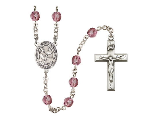 Saint Claude de la Colombiere<br>R6000-8432 6mm Rosary<br>Available in 12 colors