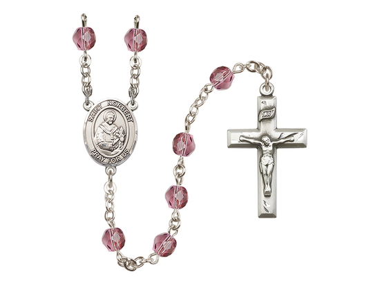 Saint Norbert of Xanten<br>R6000-8447 6mm Rosary<br>Available in 12 colors