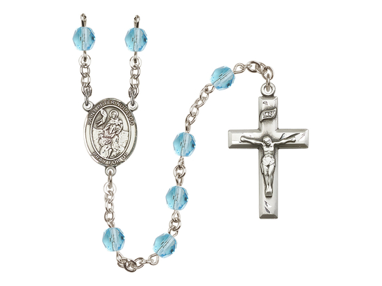 Saint Peter Nolasco<br>R6000-8291 6mm Rosary<br>Available in 12 colors