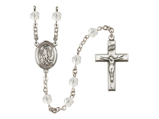 Saint Lazarus<br>R6000-8066 6mm Rosary<br>Available in 12 colors