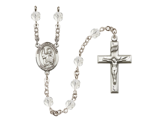 Saint Vincent Ferrer<br>R6000-8201 6mm Rosary<br>Available in 12 colors