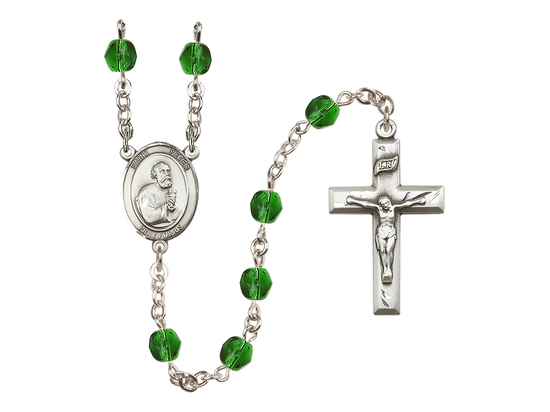 Saint Peter the Apostle<br>R6000-8090 6mm Rosary<br>Available in 12 colors