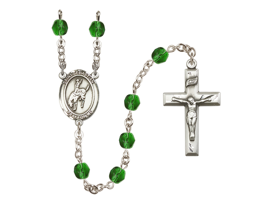 Saint Sebastian / Rodeo<br>R6000-8191 6mm Rosary<br>Available in 12 colors
