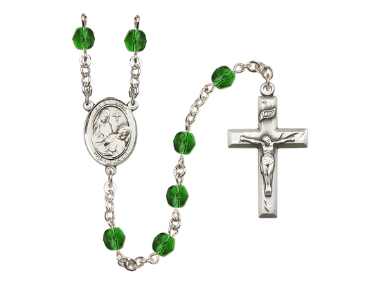 Saint Fina<br>R6000-8364 6mm Rosary<br>Available in 12 colors