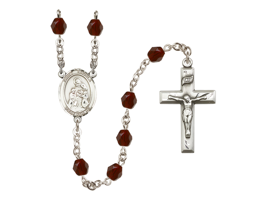 Saint Angela Merici<br>R6000-8284 6mm Rosary<br>Available in 12 colors