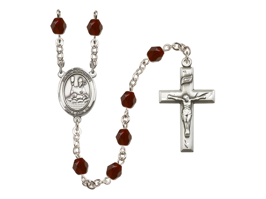 Saint Honorius of Amiens<br>R6000 6mm Rosary<br>Available in 11 colors