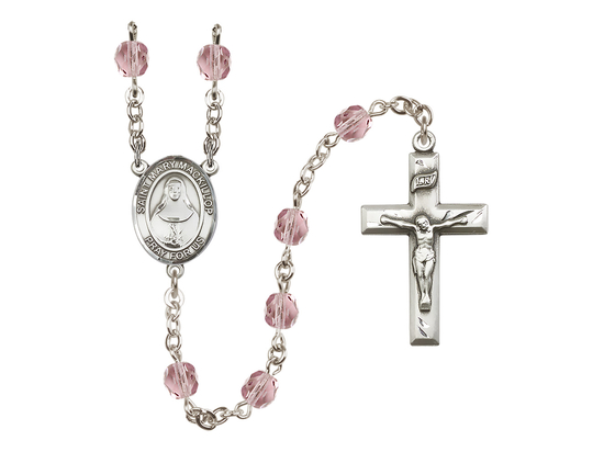 Saint Mary Mackillop<br>R6000-8425 6mm Rosary<br>Available in 12 colors